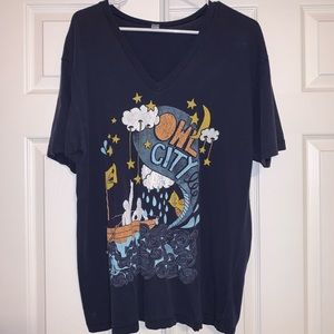 Unisex vintage Owl City tee